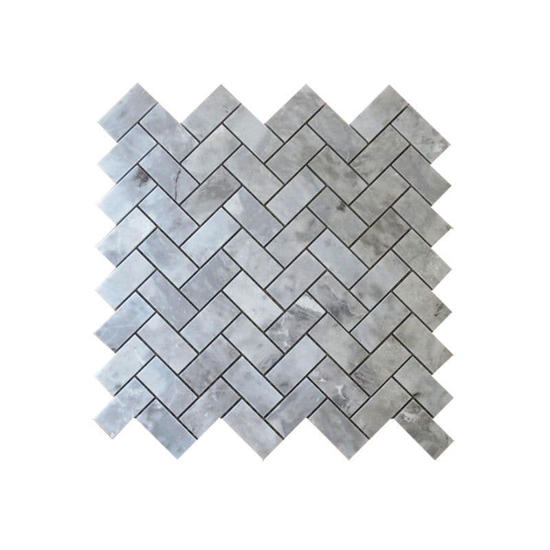 Đá Mosaic Xương Cá 23x48 Ghi
