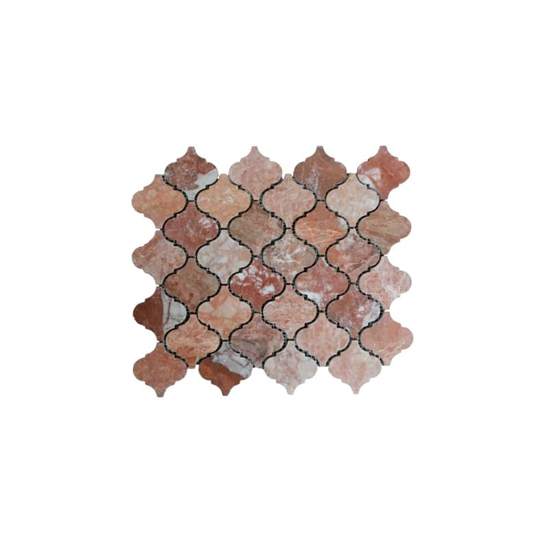Đá Mosaic Đèn Lồng Hồng
